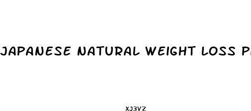 japanese natural weight loss pills