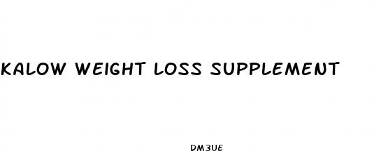 kalow weight loss supplement