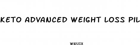 keto advanced weight loss pills side effects
