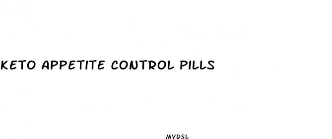 keto appetite control pills
