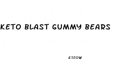 keto blast gummy bears