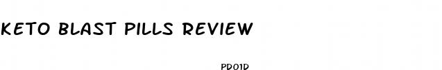 keto blast pills review