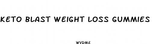 keto blast weight loss gummies