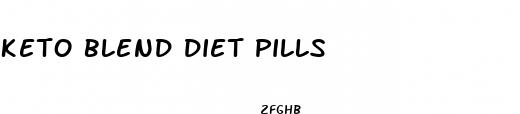 keto blend diet pills