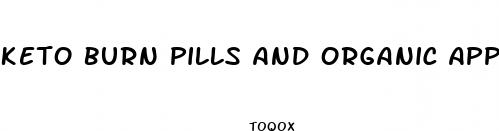 keto burn pills and organic apple cider vinegar