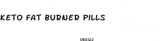 keto fat burner pills