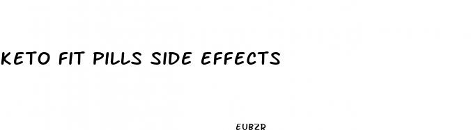 keto fit pills side effects