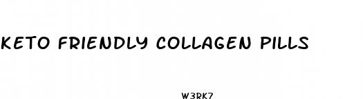 keto friendly collagen pills