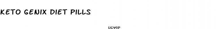keto genix diet pills