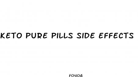 keto pure pills side effects