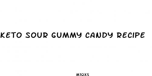 keto sour gummy candy recipe