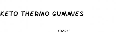 keto thermo gummies