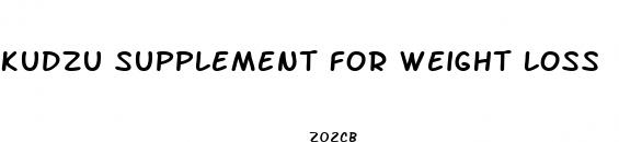 kudzu supplement for weight loss