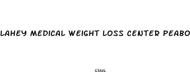 lahey medical weight loss center peabody