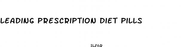 leading prescription diet pills