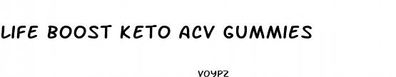 life boost keto acv gummies