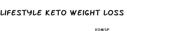 lifestyle keto weight loss