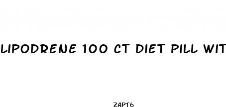 lipodrene 100 ct diet pill with ephedra