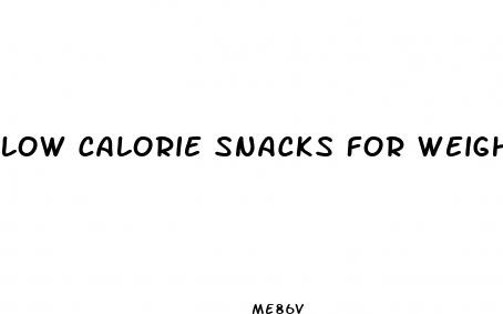 low calorie snacks for weight loss