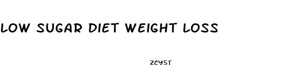 low sugar diet weight loss