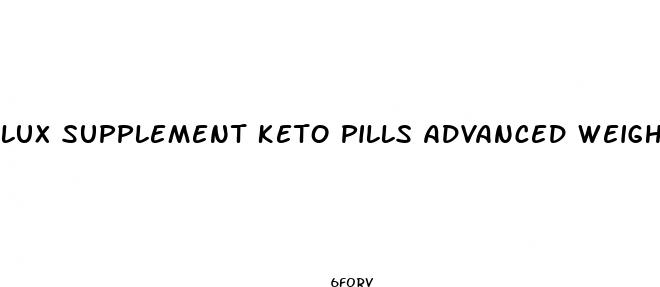 lux supplement keto pills advanced weight loss bhb salt