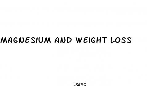 magnesium and weight loss