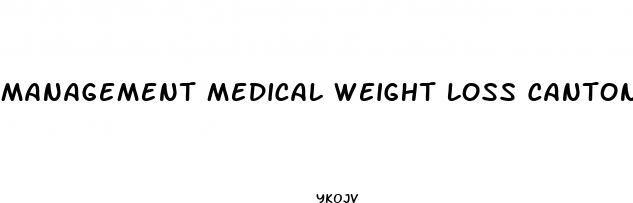 management medical weight loss canton ga