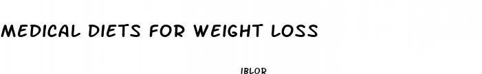 medical diets for weight loss