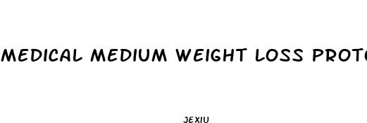 medical medium weight loss protocol