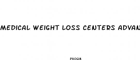 medical weight loss centers advantages