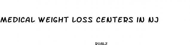 medical weight loss centers in nj