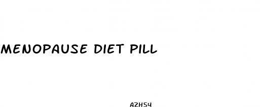 menopause diet pill
