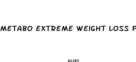 metabo extreme weight loss pill reviews