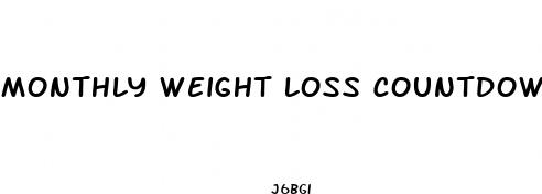 monthly weight loss countdown google sheets