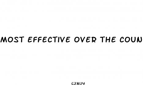 most effective over the counter weight loss medication