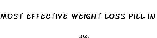 most effective weight loss pill in the world