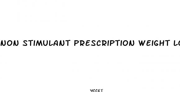 non stimulant prescription weight loss pills