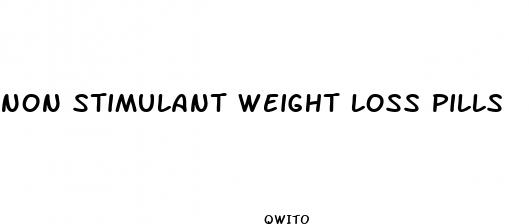 non stimulant weight loss pills