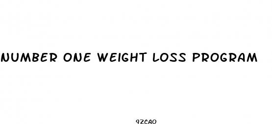 number one weight loss program
