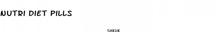 nutri diet pills