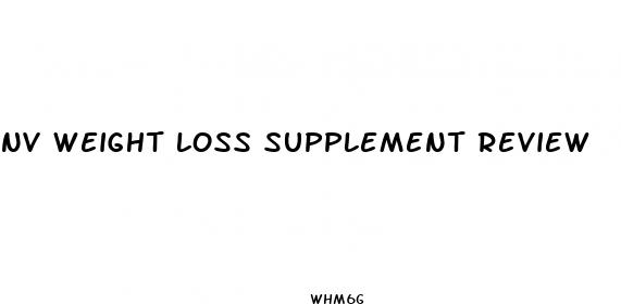 nv weight loss supplement review