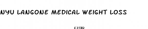 nyu langone medical weight loss