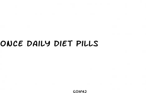 once daily diet pills