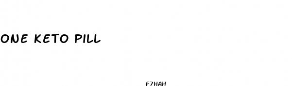 one keto pill