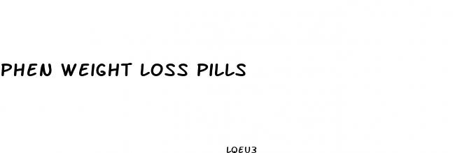 phen weight loss pills