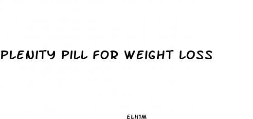 plenity pill for weight loss