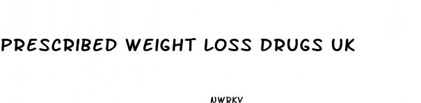 prescribed weight loss drugs uk