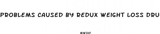 problems caused by redux weight loss drug
