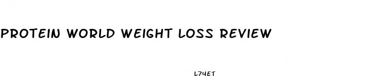 protein world weight loss review