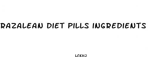 razalean diet pills ingredients